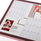 Maxbell Maxbell UV Gel Polish Card 60/80/120 Colors Nail Art Colors Display Board Chart 03