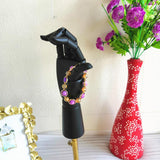 Maxbell Maxbell Black Wooden Hand Display Model with Base Used For Disaply Wallet Jewelry