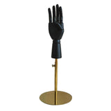 Maxbell Maxbell Black Wooden Hand Display Model with Base Used For Disaply Wallet Jewelry