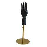 Maxbell Maxbell Black Wooden Hand Display Model with Base Used For Disaply Wallet Jewelry