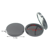 Maxbell Maxbell Cosmetics Eyeshadow Powder Case Blush Storage Jar Container w/ Aluminum Pans