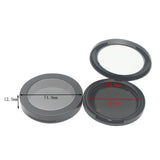 Maxbell Maxbell 12g Women Cosmetic Pressed Powder Case Blush Concealer Container Box Clear Lid
