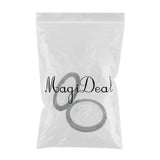 Maxbell Maxbell 12g Women Cosmetic Pressed Powder Case Blush Concealer Container Box Clear Lid