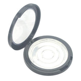 Maxbell Maxbell 12g Women Cosmetic Pressed Powder Case Blush Concealer Container Box Clear Lid