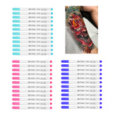 Maxbell 12Pcs Tattoo / Piercing Skin Marking Pen Marker For Custom DIY Design Pink