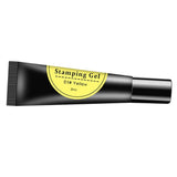 Maxbell 8ml Fluorescent Stamping Nail Polish Soak Off Nail Art UV Gel Varnish Yellow