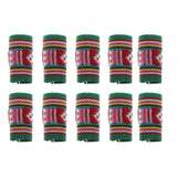 Maxbell 10x Knitted Fabric Hair Dreadlock Beads Tubes For DIY Braids Pendants 01