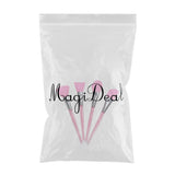 Maxbell 4pcs/Set Professional Silicone Mask Brush Makeup Face Mask Mud Brush Pink