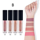 Maxbell Maxbell 4pcs Lip Gloss Long Lasting Moisturizing Makeup Lipstick for Women Girls 02