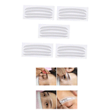 Maxbell Maxbell 5 Pairs Disposable Adhesive Eyebrow Ruler Sticker Eyebrow Positioning Ruler