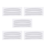 Maxbell Maxbell 5 Pairs Disposable Adhesive Eyebrow Ruler Sticker Eyebrow Positioning Ruler