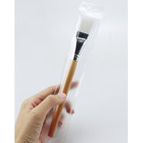 Maxbell Soft Facial Mask Brush Applicator w/ Wooden Handle for Eye Peel Masks Serums