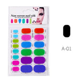 Maxbell Maxbell 2Pcs Nail Art Fiberglass Non-woven Silk Extension Tips Manicure DIY Tools 01