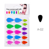 Maxbell Maxbell 2Pcs Nail Art Fiberglass Non-woven Silk Extension Tips Manicure DIY Tools 02