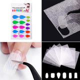 Maxbell Maxbell 2Pcs Nail Art Fiberglass Non-woven Silk Extension Tips Manicure DIY Tools 02