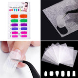 Maxbell Maxbell 2Pcs Nail Art Fiberglass Non-woven Silk Extension Tips Manicure DIY Tools 05