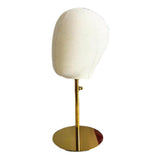 2x21'' Adjustable Canvas Wig Making Mannequin Head for Hat Cap Toupee Display