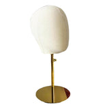 2x21'' Adjustable Canvas Wig Making Mannequin Head for Hat Cap Toupee Display