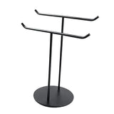 Maxbell Maxbell Freestanding Scarves Necklace Jewelry Display Stand Holder Rack Shelf Black