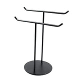 Maxbell Maxbell Freestanding Scarves Necklace Jewelry Display Stand Holder Rack Shelf Black