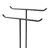 Maxbell Maxbell Freestanding Scarves Necklace Jewelry Display Stand Holder Rack Shelf Black