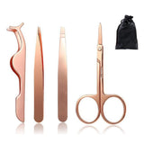 Maxbell Maxbell Eyelash Extension Applicator Tweezer Nipper Eyebrow Scissor Pointed Tweezer