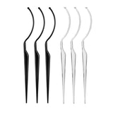 Maxbell Maxbell 3x Eyelash Fitter Display Wand Stick Eyelash Extensions Grafting Tools Black