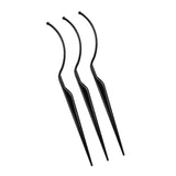 Maxbell Maxbell 3x Eyelash Fitter Display Wand Stick Eyelash Extensions Grafting Tools Black