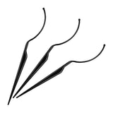 Maxbell Maxbell 3x Eyelash Fitter Display Wand Stick Eyelash Extensions Grafting Tools Black