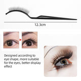 Maxbell Maxbell 3x Eyelash Fitter Display Wand Stick Eyelash Extensions Grafting Tools Black