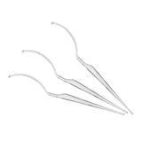 Maxbell Maxbell 3x Eyelash Fitter Display Wand Stick Eyelash Extensions Grafting Tools Clear