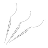 Maxbell Maxbell 3x Eyelash Fitter Display Wand Stick Eyelash Extensions Grafting Tools Clear