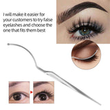 Maxbell Maxbell 3x Eyelash Fitter Display Wand Stick Eyelash Extensions Grafting Tools Clear