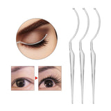 Maxbell Maxbell 3x Eyelash Fitter Display Wand Stick Eyelash Extensions Grafting Tools Clear