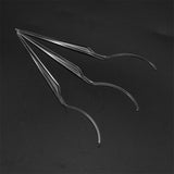 Maxbell Maxbell 3x Eyelash Fitter Display Wand Stick Eyelash Extensions Grafting Tools Clear