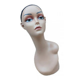 Maxbell Stable Female Mannequin Head Wig Hat Jewelry Headphone Display Stand Models