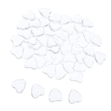 Maxbell Maxbell 50x Clear Nails Art Tips Polish Color Display Chart Board Glass Beads Heart