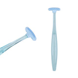 Maxbell Maxbell Food Grade Silica gel Tongue Scraper Tongue Cleaner Brush Oral Care Blue