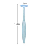 Maxbell Maxbell Food Grade Silica gel Tongue Scraper Tongue Cleaner Brush Oral Care Blue