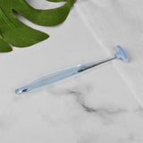 Maxbell Maxbell Food Grade Silica gel Tongue Scraper Tongue Cleaner Brush Oral Care Blue