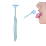 Maxbell Maxbell Food Grade Silica gel Tongue Scraper Tongue Cleaner Brush Oral Care Blue
