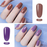 Maxbell Maxbell One Step Gel Nail Polish Pen 3 in 1 Soak Off UV LED Nail Varnish Lacquer Coffee