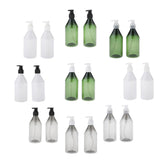 Maxbell 2x 300ml Pump Bottle Travel Shampoo Lotion Conditioner Dispenser Green+Clear