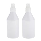 Maxbell 2x 300ml Pump Bottle Travel Shampoo Lotion Conditioner Dispenser White+Clear