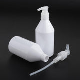 Maxbell 2x 300ml Pump Bottle Travel Shampoo Lotion Conditioner Dispenser White+Clear