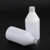 Maxbell Maxbell 2Pcs Plastic Bottle with Screw Tops Dropper Bottle for Liquids  White+Silver