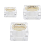 Maxbell Maxbell Empty Acrylic Cosmetic Jar Travel Cream Lotion Container with Inner Lid 15g