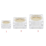 Maxbell Maxbell Empty Acrylic Cosmetic Jar Travel Cream Lotion Container with Inner Lid 15g