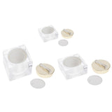 Maxbell Maxbell Empty Acrylic Cosmetic Jar Travel Cream Lotion Container with Inner Lid 15g