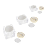 Maxbell Maxbell Empty Acrylic Cosmetic Jar Travel Cream Lotion Container with Inner Lid 15g